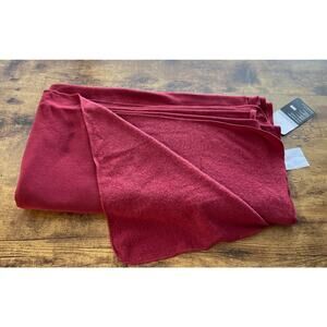 SHORT ST_RISE Travel Blanket 35inX78in Red NEW